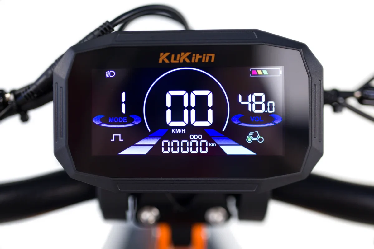 Kukirin G2 Pro 2024 9 zoll Offroad-Tubeless 15AH-Blinker und Sitz – Bild 4