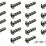 M365, M365PRO, 1S, ESSENTIAL, PRO2 - Schrauben Batterieabdeckung SET