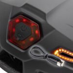 Helmet CP04 Schwarz mit Blinker