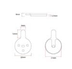 Kukirin G2 Max Bremsbeläg Set (Schwarz) – Bild 3