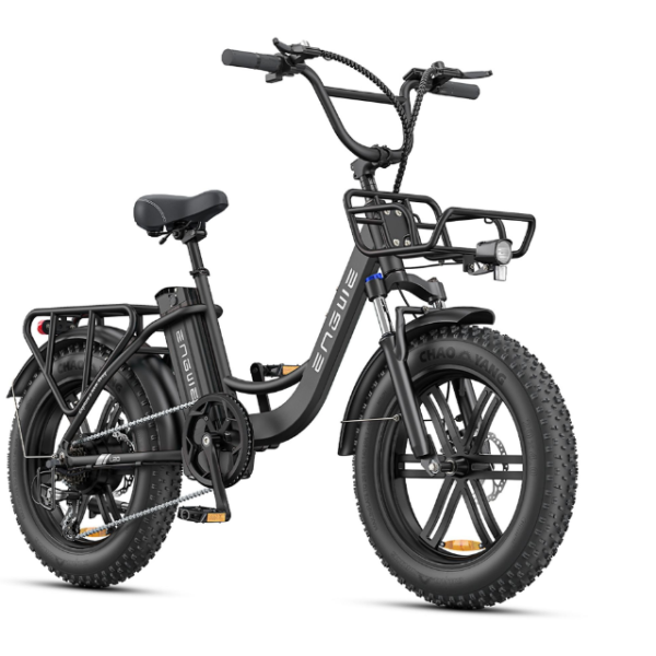 ENGWE L20 BOOST City Bike (Wheel size: 20 inches, Unisex bike, Black)