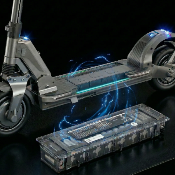 E-TWOW TK-3 Elektroroller – Reichweite 50 km, Wasserdichtigkeit nach IPX5- GRAU